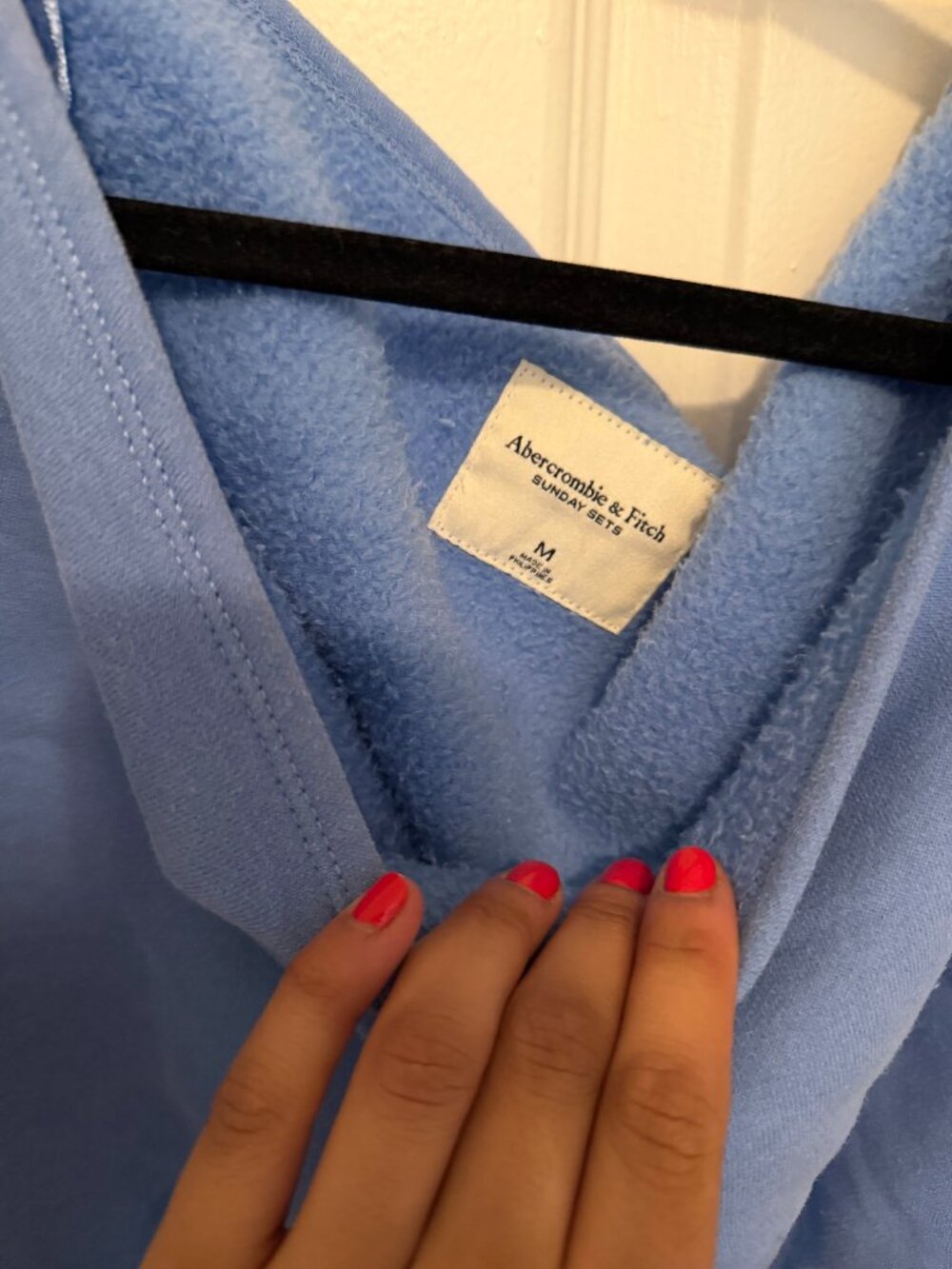 Abercrombie & Fitch Sunday Slash Top- Sky Blue - Picture 3 of 3